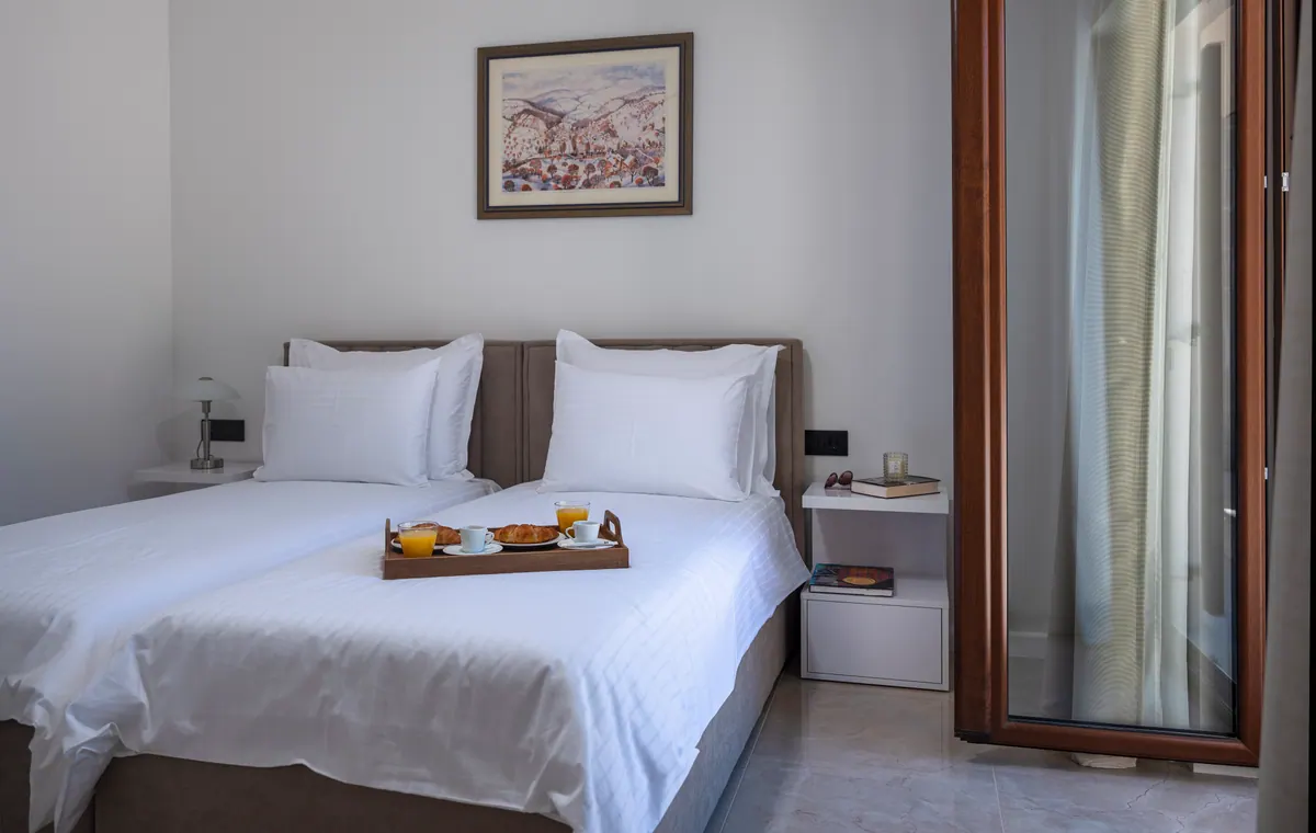The twin bedroom